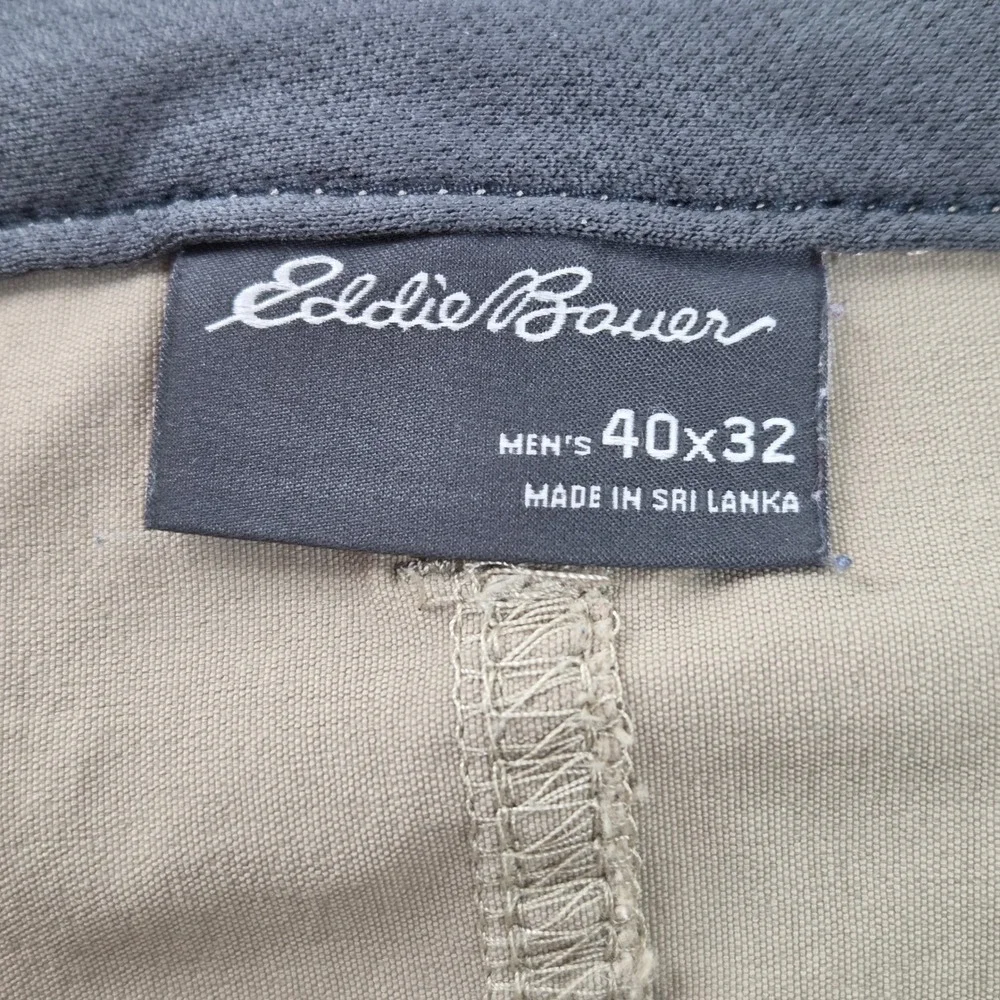 Eddie Bauer Tech‎ Pant Mens 40x32 Tan Excellent Outdoor Performance 1423671